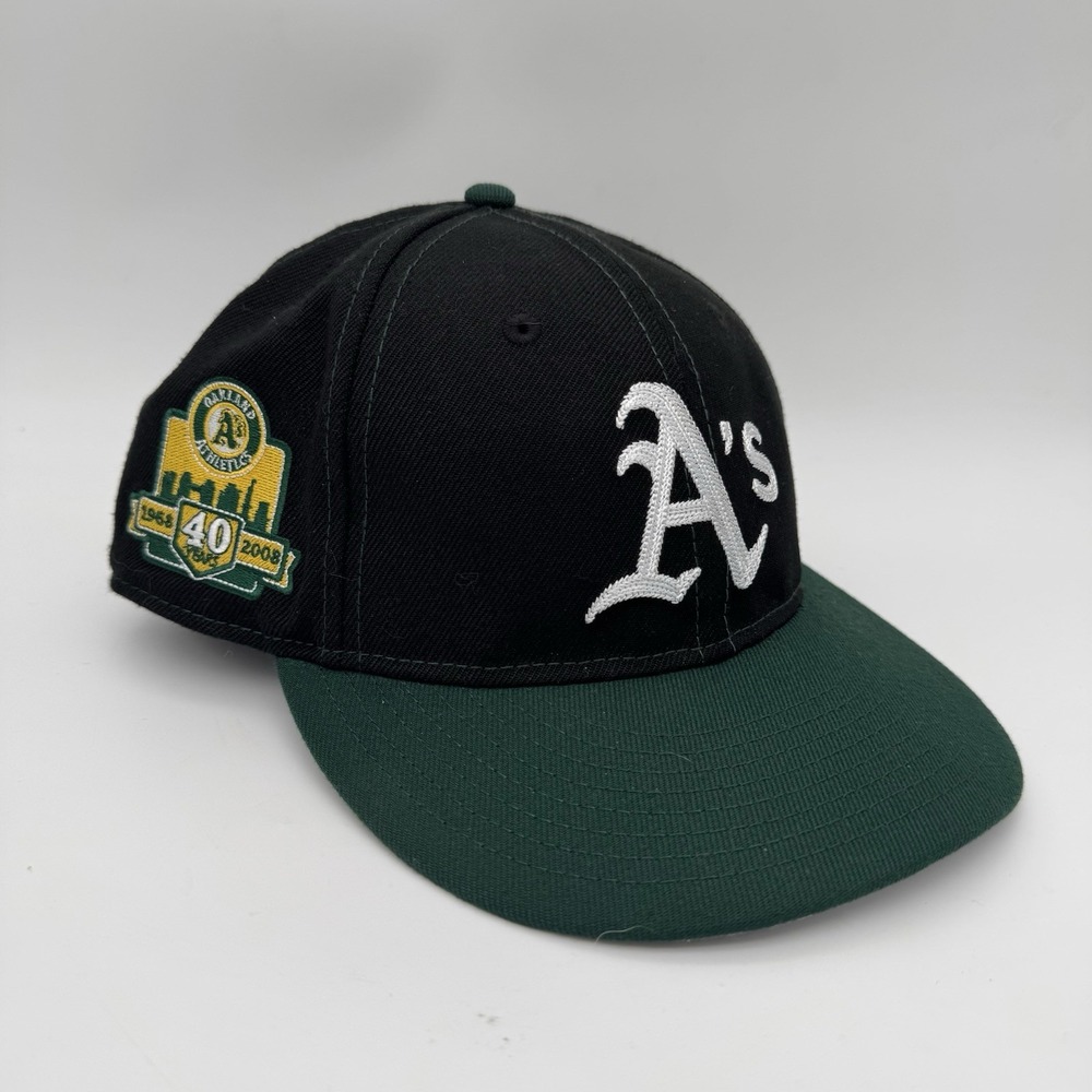 New Era Oakland Athletics 40th Anniversary 68-08 Hat Black Green 9Fifty Snapback